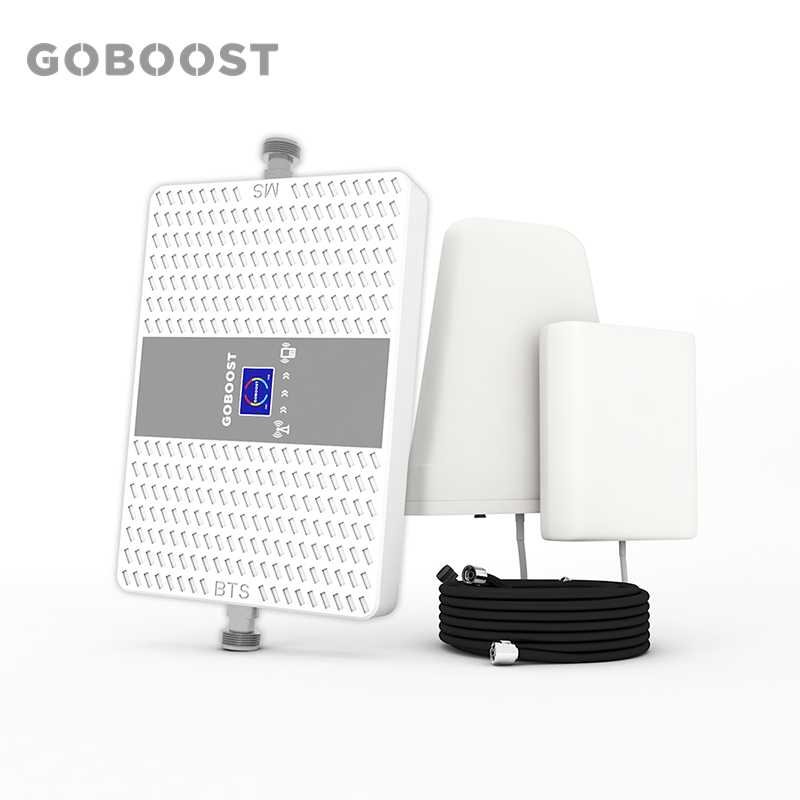 Goboost mobile booster 700 1800 mhz 70dB 2G 3G 4G DCS 1800 700 mobile B3 B28 signal boosters at home
